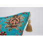 Fabric Pillow,Fabric Pillow 16x24,Turquoise Blue Topkapi Palace Tulip Pattern Turkish Jacquard Fabric Pillow Cover,Throw Pillow Fabric Pillow,Fabric Pillow 16x24,Turquoise Blue Topkapi Palace Tulip Pattern Turkish Jacquard Fabric Pillow Cover,Throw Pillow