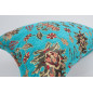 Fabric Pillow,Fabric Pillow 16x24,Turquoise Blue Topkapi Palace Tulip Pattern Turkish Jacquard Fabric Pillow Cover,Throw Pillow Fabric Pillow,Fabric Pillow 16x24,Turquoise Blue Topkapi Palace Tulip Pattern Turkish Jacquard Fabric Pillow Cover,Throw Pillow