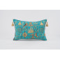 Fabric Pillow,Fabric Pillow 16x24,Turquoise Blue Turkish Dream Pattern Turkish Chenille Fabric Pillow,Decorative Bohemian Pillow Fabric Pillow,Fabric Pillow 16x24,Turquoise Blue Turkish Dream Pattern Turkish Chenille Fabric Pillow,Decorative Bohemian Pillow