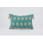 Fabric Pillow,Fabric Pillow 16x24,Turquoise Blue Water Line Tulip Pattern Turkish Jacquard Fabric Pillow,Chenille Fabric Pillow Fabric Pillow,Fabric Pillow 16x24,Turquoise Blue Water Line Tulip Pattern Turkish Jacquard Fabric Pillow,Chenille Fabric Pillow