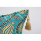 Fabric Pillow,Fabric Pillow 16x24,Turquoise Blue Water Line Tulip Pattern Turkish Jacquard Fabric Pillow,Chenille Fabric Pillow Fabric Pillow,Fabric Pillow 16x24,Turquoise Blue Water Line Tulip Pattern Turkish Jacquard Fabric Pillow,Chenille Fabric Pillow