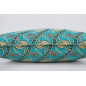 Fabric Pillow,Fabric Pillow 16x24,Turquoise Blue Water Line Tulip Pattern Turkish Jacquard Fabric Pillow,Chenille Fabric Pillow Fabric Pillow,Fabric Pillow 16x24,Turquoise Blue Water Line Tulip Pattern Turkish Jacquard Fabric Pillow,Chenille Fabric Pillow