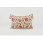 Fabric Pillow, Fabric Pillow 16x24, Beige Caucasus Carnation Pattern Turkish Jacquard Fabric Pillow, Decorative Bohemian Pillow Fabric Pillow, Fabric Pillow 16x24, Beige Caucasus Carnation Pattern Turkish Jacquard Fabric Pillow, Decorative Bohemian Pillow