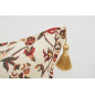 Fabric Pillow, Fabric Pillow 16x24, Beige Caucasus Carnation Pattern Turkish Jacquard Fabric Pillow, Decorative Bohemian Pillow Fabric Pillow, Fabric Pillow 16x24, Beige Caucasus Carnation Pattern Turkish Jacquard Fabric Pillow, Decorative Bohemian Pillow