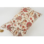 Fabric Pillow, Fabric Pillow 16x24, Beige Caucasus Carnation Pattern Turkish Jacquard Fabric Pillow, Decorative Bohemian Pillow Fabric Pillow, Fabric Pillow 16x24, Beige Caucasus Carnation Pattern Turkish Jacquard Fabric Pillow, Decorative Bohemian Pillow