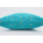 Fabric Pillow,Fabric Pillow 24x24,Turquoise Blue Arabian Night Pattern Turkish Jacquard Fabric Pillow Cover,Throw Lumbar Pillow Fabric Pillow,Fabric Pillow 24x24,Turquoise Blue Arabian Night Pattern Turkish Jacquard Fabric Pillow Cover,Throw Lumbar Pillow