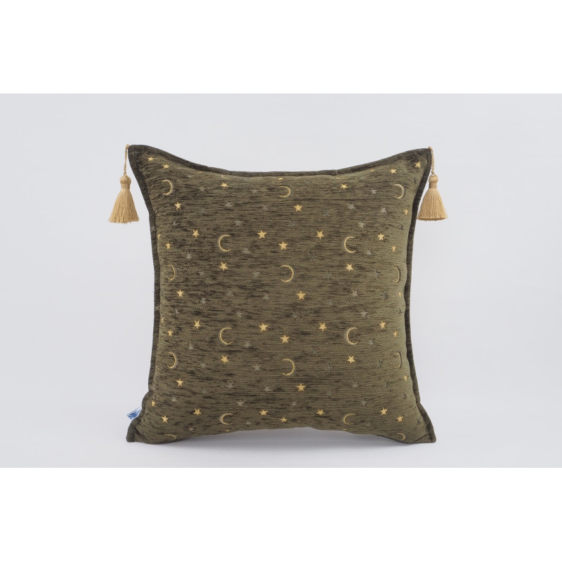 Fabric Pillow,Fabric Pillow 24x24,Moss Green Arabian Night Pattern Turkish Jacquard Fabric Pillow Cover,Throw And Lumbar Pillow Fabric Pillow,Fabric Pillow 24x24,Moss Green Arabian Night Pattern Turkish Jacquard Fabric Pillow Cover,Throw And Lumbar Pillow