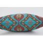 Fabric Pillow, Fabric Pillow 24x24,Turquoise Blue Morocco Pattern Turkish Jacquard Fabric Pillow,Decorative Throw Lumbar Pillow Fabric Pillow, Fabric Pillow 24x24,Turquoise Blue Morocco Pattern Turkish Jacquard Fabric Pillow,Decorative Throw Lumbar Pillow