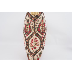Fabric Pillow, Fabric Pillow 24x24, Beige Morocco Pattern Turkish Jacquard Fabric Pillow Covers, Decorative Throw Lumbar Pillow