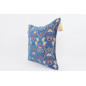 Fabric Pillow,Fabric Pillow 24x24,Navy Blue Carnation Pattern Turkish Jacquard Fabric Pillow Case,Decorative Throw Lumbar Pillow Fabric Pillow,Fabric Pillow 24x24,Navy Blue Carnation Pattern Turkish Jacquard Fabric Pillow Case,Decorative Throw Lumbar Pillow