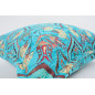 Fabric Pillow,Fabric Pillow 24x24,Turquoise Blue Carnation Pattern Turkish Jacquard Fabric Pillow,Decorative Throw Lumbar Pillow Fabric Pillow,Fabric Pillow 24x24,Turquoise Blue Carnation Pattern Turkish Jacquard Fabric Pillow,Decorative Throw Lumbar Pillow
