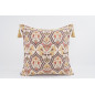 Fabric Pillow,Fabric Pillow 24x24, Beige Carnation Pattern Turkish Jacquard Fabric Pillow Cover, Decorative Throw Lumbar Pillow Fabric Pillow,Fabric Pillow 24x24, Beige Carnation Pattern Turkish Jacquard Fabric Pillow Cover, Decorative Throw Lumbar Pillow
