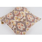 Fabric Pillow,Fabric Pillow 24x24, Beige Carnation Pattern Turkish Jacquard Fabric Pillow Cover, Decorative Throw Lumbar Pillow Fabric Pillow,Fabric Pillow 24x24, Beige Carnation Pattern Turkish Jacquard Fabric Pillow Cover, Decorative Throw Lumbar Pillow