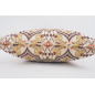 Fabric Pillow,Fabric Pillow 24x24, Beige Carnation Pattern Turkish Jacquard Fabric Pillow Cover, Decorative Throw Lumbar Pillow Fabric Pillow,Fabric Pillow 24x24, Beige Carnation Pattern Turkish Jacquard Fabric Pillow Cover, Decorative Throw Lumbar Pillow