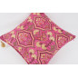 Fabric Pillow,Fabric Pillow 24x24,Mazenda Pink Carnation Pattern Turkish Jacquard Fabric Pillow, Decorative Throw Lumbar Pillow Fabric Pillow,Fabric Pillow 24x24,Mazenda Pink Carnation Pattern Turkish Jacquard Fabric Pillow, Decorative Throw Lumbar Pillow