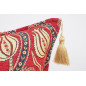 Fabric Pillow,Fabric Pillow 24x24, Red Water Line Tulip Pattern Turkish Jacquard Fabric Pillow Cover, Throw Pillow,Lumbar Pillow Fabric Pillow,Fabric Pillow 24x24, Red Water Line Tulip Pattern Turkish Jacquard Fabric Pillow Cover, Throw Pillow,Lumbar Pillow