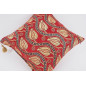 Fabric Pillow,Fabric Pillow 24x24, Red Water Line Tulip Pattern Turkish Jacquard Fabric Pillow Cover, Throw Pillow,Lumbar Pillow Fabric Pillow,Fabric Pillow 24x24, Red Water Line Tulip Pattern Turkish Jacquard Fabric Pillow Cover, Throw Pillow,Lumbar Pillow
