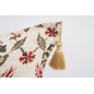 Fabric Pillow, Fabric Pillow 24x24, Beige Topkapi Palace Tulip Pattern Turkish Jacquard Fabric Pillow Cover, Throw Pillow Case Fabric Pillow, Fabric Pillow 24x24, Beige Topkapi Palace Tulip Pattern Turkish Jacquard Fabric Pillow Cover, Throw Pillow Case