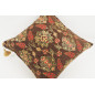 Fabric Pillow,Fabric Pillow 24x24,Brown Topkapi Palace Tulip Pattern Turkish Jacquard Fabric Pillow Case,Throw and Lumbar Pillow Fabric Pillow,Fabric Pillow 24x24,Brown Topkapi Palace Tulip Pattern Turkish Jacquard Fabric Pillow Case,Throw and Lumbar Pillow
