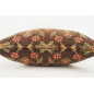 Fabric Pillow,Fabric Pillow 24x24,Brown Topkapi Palace Tulip Pattern Turkish Jacquard Fabric Pillow Case,Throw and Lumbar Pillow Fabric Pillow,Fabric Pillow 24x24,Brown Topkapi Palace Tulip Pattern Turkish Jacquard Fabric Pillow Case,Throw and Lumbar Pillow