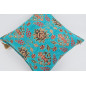Fabric Pillow,Fabric Pillow 24x24,Turquoise Blue Topkapi Palace Tulip Pattern Turkish Jacquard Fabric Pillow Case, Throw Pillow Fabric Pillow,Fabric Pillow 24x24,Turquoise Blue Topkapi Palace Tulip Pattern Turkish Jacquard Fabric Pillow Case, Throw Pillow