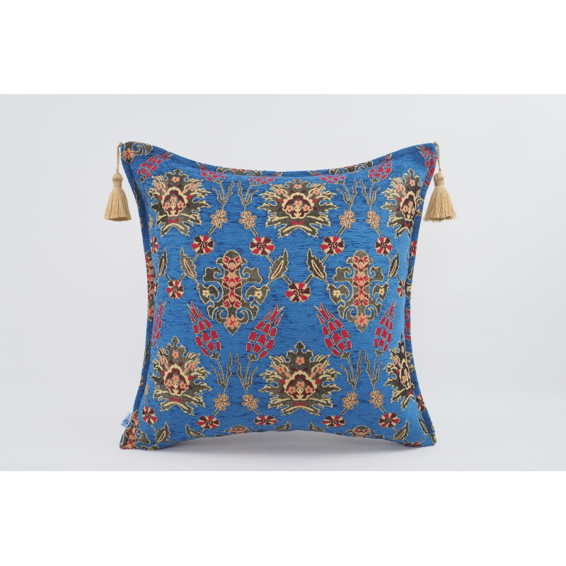 Fabric Pillow,Fabric Pillow 24x24,Navy Blue Topkapi Palace Tulip Pattern Turkish Jacquard Fabric Pillow Cover,Throw Pillow Case Fabric Pillow,Fabric Pillow 24x24,Navy Blue Topkapi Palace Tulip Pattern Turkish Jacquard Fabric Pillow Cover,Throw Pillow Case