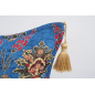 Fabric Pillow,Fabric Pillow 24x24,Navy Blue Topkapi Palace Tulip Pattern Turkish Jacquard Fabric Pillow Cover,Throw Pillow Case Fabric Pillow,Fabric Pillow 24x24,Navy Blue Topkapi Palace Tulip Pattern Turkish Jacquard Fabric Pillow Cover,Throw Pillow Case