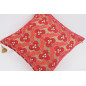 Fabric Pillow, Fabric Pillow 24x24, Red Tiger Eyes Pattern Turkish Jacquard Fabric Pillow Cover, Decorative Throw Lumbar Pillow Fabric Pillow, Fabric Pillow 24x24, Red Tiger Eyes Pattern Turkish Jacquard Fabric Pillow Cover, Decorative Throw Lumbar Pillow