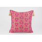 Fabric Pillow, Fabric Pillow 24x24,Mazenda Pink Tiger Eyes Pattern Turkish Jacquard Fabric Pillow Cover,Throw and Lumbar Pillow Fabric Pillow, Fabric Pillow 24x24,Mazenda Pink Tiger Eyes Pattern Turkish Jacquard Fabric Pillow Cover,Throw and Lumbar Pillow