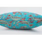 Fabric Pillow, Fabric Pillow 24x24, Turquoise Blue Caucasus Carnation Pattern Turkish Fabric Pillow, Decorative Bohemian Pillow Fabric Pillow, Fabric Pillow 24x24, Turquoise Blue Caucasus Carnation Pattern Turkish Fabric Pillow, Decorative Bohemian Pillow