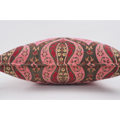 Fabric Pillow,Fabric Pillow 24x24,Pale Pink Morocco Pattern Turkish Jacquard Fabric Pillow Covers,Decorative Throw Lumbar Pillow
