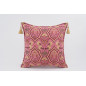 Fabric Pillow,Fabric Pillow 24x24,Pale Pink Carnation Pattern Turkish Jacquard Fabric Pillow Case,Decorative Throw Lumbar Pillow Fabric Pillow,Fabric Pillow 24x24,Pale Pink Carnation Pattern Turkish Jacquard Fabric Pillow Case,Decorative Throw Lumbar Pillow
