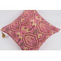 Fabric Pillow,Fabric Pillow 24x24,Pale Pink Carnation Pattern Turkish Jacquard Fabric Pillow Case,Decorative Throw Lumbar Pillow Fabric Pillow,Fabric Pillow 24x24,Pale Pink Carnation Pattern Turkish Jacquard Fabric Pillow Case,Decorative Throw Lumbar Pillow