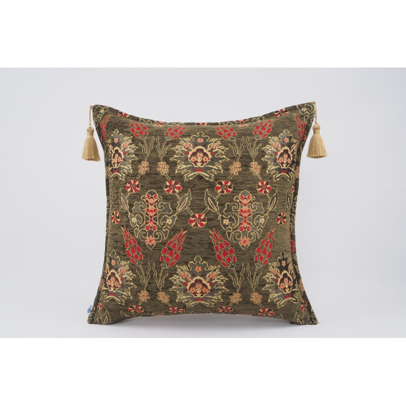 Fabric Pillow,Fabric Pillow 24x24,Moss Green Topkapi Palace Tulip Pattern Turkish Jacquard Fabric Pillow Cover,Throw Pillow Case Fabric Pillow,Fabric Pillow 24x24,Moss Green Topkapi Palace Tulip Pattern Turkish Jacquard Fabric Pillow Cover,Throw Pillow Case