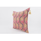 Fabric Pillow,Fabric Pillow 24x24, Pale Pink Water Line Tulip Pattern Turkish Jacquard Fabric Pillow, Throw Pillow,Lumbar Pillow Fabric Pillow,Fabric Pillow 24x24, Pale Pink Water Line Tulip Pattern Turkish Jacquard Fabric Pillow, Throw Pillow,Lumbar Pillow