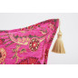 Fabric Pillow,Fabric Pillow 24x24,Mazenda Pink Caucasus Carnation Pattern Turkish Fabric Pillow Case, Decorative Bohemian Pillow Fabric Pillow,Fabric Pillow 24x24,Mazenda Pink Caucasus Carnation Pattern Turkish Fabric Pillow Case, Decorative Bohemian Pillow
