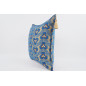 Fabric Pillow, Fabric Pillow 24x24, Navy Blue Tiger Eyes Pattern Turkish Jacquard Fabric Pillow Cover, Decorative Throw Pillow Fabric Pillow, Fabric Pillow 24x24, Navy Blue Tiger Eyes Pattern Turkish Jacquard Fabric Pillow Cover, Decorative Throw Pillow