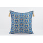 Fabric Pillow, Fabric Pillow 24x24, Navy Blue Tiger Eyes Pattern Turkish Jacquard Fabric Pillow Cover, Decorative Throw Pillow Fabric Pillow, Fabric Pillow 24x24, Navy Blue Tiger Eyes Pattern Turkish Jacquard Fabric Pillow Cover, Decorative Throw Pillow