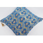 Fabric Pillow, Fabric Pillow 24x24, Navy Blue Tiger Eyes Pattern Turkish Jacquard Fabric Pillow Cover, Decorative Throw Pillow Fabric Pillow, Fabric Pillow 24x24, Navy Blue Tiger Eyes Pattern Turkish Jacquard Fabric Pillow Cover, Decorative Throw Pillow