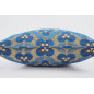 Fabric Pillow, Fabric Pillow 24x24, Navy Blue Tiger Eyes Pattern Turkish Jacquard Fabric Pillow Cover, Decorative Throw Pillow Fabric Pillow, Fabric Pillow 24x24, Navy Blue Tiger Eyes Pattern Turkish Jacquard Fabric Pillow Cover, Decorative Throw Pillow