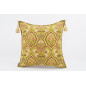 Fabric Pillow, Fabric Pillow 24x24, Pistachio Green Carnation Pattern Turkish Jacquard Fabric Pillow, Decorative Throw Pillow Fabric Pillow, Fabric Pillow 24x24, Pistachio Green Carnation Pattern Turkish Jacquard Fabric Pillow, Decorative Throw Pillow