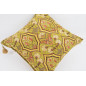 Fabric Pillow, Fabric Pillow 24x24, Pistachio Green Carnation Pattern Turkish Jacquard Fabric Pillow, Decorative Throw Pillow Fabric Pillow, Fabric Pillow 24x24, Pistachio Green Carnation Pattern Turkish Jacquard Fabric Pillow, Decorative Throw Pillow