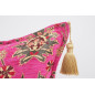 Fabric Pillow, Fabric Pillow 24x24, Mazenda Pink Topkapi Palace Tulip Pattern Turkish Jacquard Fabric Pillow Cover, Throw Pillow Fabric Pillow, Fabric Pillow 24x24, Mazenda Pink Topkapi Palace Tulip Pattern Turkish Jacquard Fabric Pillow Cover, Throw Pillow