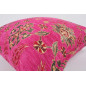 Fabric Pillow, Fabric Pillow 24x24, Mazenda Pink Topkapi Palace Tulip Pattern Turkish Jacquard Fabric Pillow Cover, Throw Pillow Fabric Pillow, Fabric Pillow 24x24, Mazenda Pink Topkapi Palace Tulip Pattern Turkish Jacquard Fabric Pillow Cover, Throw Pillow