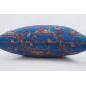 Fabric Pillow, Fabric Pillow 24x24, Navy Blue Caucasus Carnation Pattern Turkish Fabric Pillow Case, Decorative Bohemian Pillow Fabric Pillow, Fabric Pillow 24x24, Navy Blue Caucasus Carnation Pattern Turkish Fabric Pillow Case, Decorative Bohemian Pillow