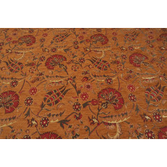 Upholstery Fabric, Chenille Fabric, Turkish Mustard Carnation Pattern Fabric,Turkish Fabric By the Yard,Bohemian Jacquard Fabric