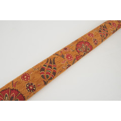Upholstery Fabric, Chenille Fabric, Turkish Mustard Carnation Pattern Fabric,Turkish Fabric By the Yard,Bohemian Jacquard Fabric
