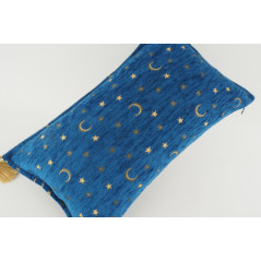 Fabric Pillow,Fabric Pillow 12x20,Turquoise Blue Arabian Night Pattern Turkish Fabric Pillow Cover,Decorative And Throw Pillow