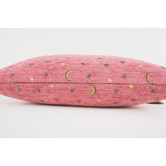 Fabric Pillow,Fabric Pillow 12x20,Pale Pink Arabian Night Pattern Turkish Fabric Pillow Cover,Decorative Accent and Throw Pillow