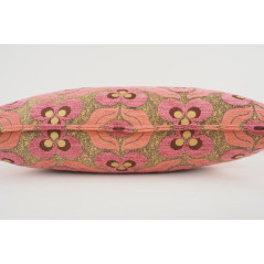 Fabric Pillow, Fabric Pillow 12x20, Pale Pink Tiger Eyes Pattern Turkish Fabric Pillow Cover,Decorative Throw Bohemian Pillow